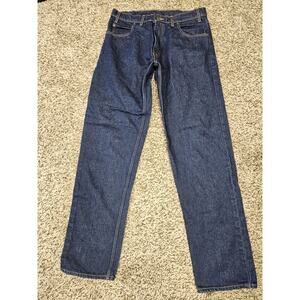 Prison Blues PRSN BLU Denim Jeans 38x38 Loose Baggy Raw denim Made In USA